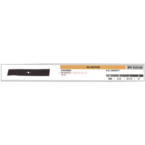 Lama ASMOTOR per rasaerba tosaerba tagliaerba AS 21" 010198