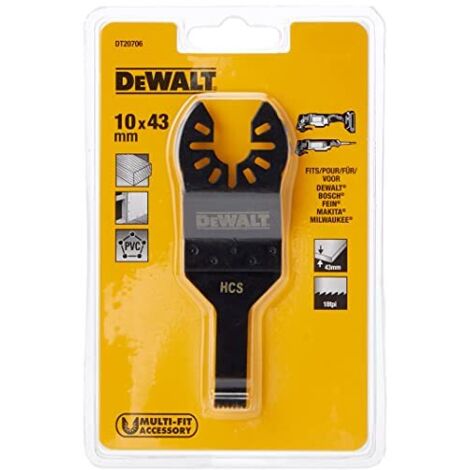 Lama bimetallica per DEWALT Multicutter - 10 x 43 mm - DT20706