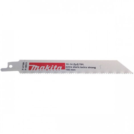 Lama bimetallica tutti i tipi di legno con scarti metallici, acciaio 2,5mm (palette) Lunghezza di lavoro 205mm, PU 5 - MAKITA - P-47195