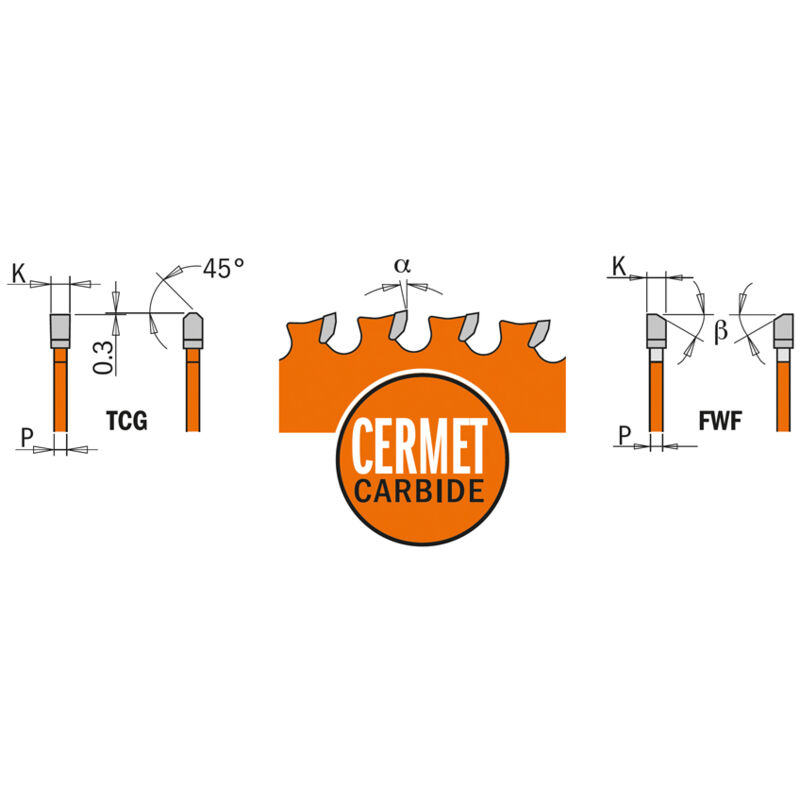 226.548.07M lama cermet x materiali ferrosi hw 190x1.8/1.4x30 Z48 fwf