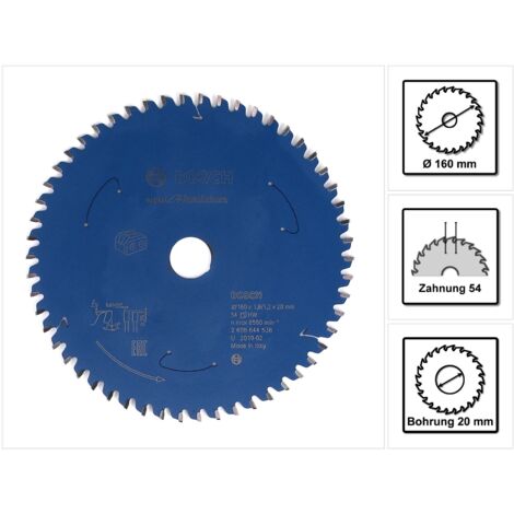 Lama circolare a batteria Expert per alluminio, 160 x 1,8/1,3 x 20, 54 denti