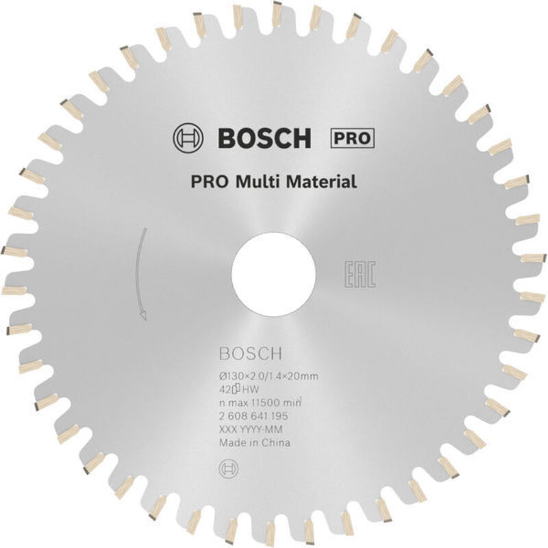Bosch - Standard for Multi Material Lama per sega circolare 130x20 mm multimateriale