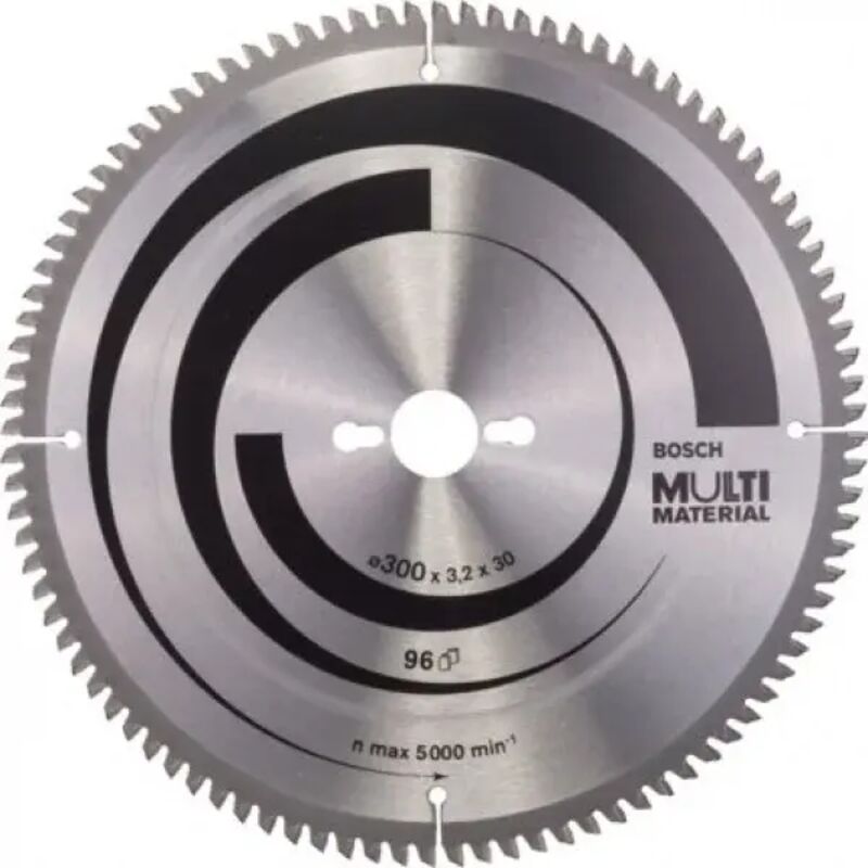 Bosch - 2 608 640 518- Lama de lama circolare Multi Material , 96 denti, 300 x 30 x 3,2 mm, 1 pz.