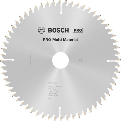 Lama circolare Bosch PRO Multi Material, 216 x 2,5 x 30 mm, T60