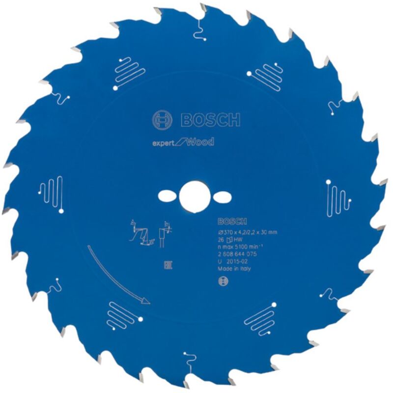 Lama da sega circolare Expert per legno, 370 x 30 x 4,2 mm, 26