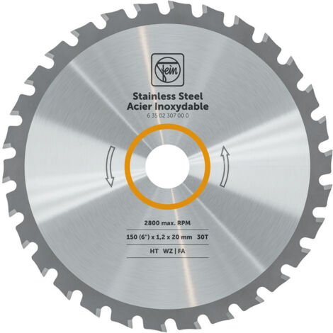 Lama circolare Fein per acciaio inox 150 x 30, 30 denti
