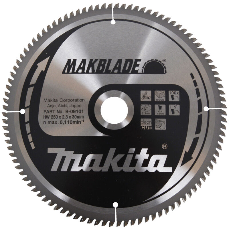 Lama circolare Makita, MAKBLADE 250 x 30 mm, 100 denti