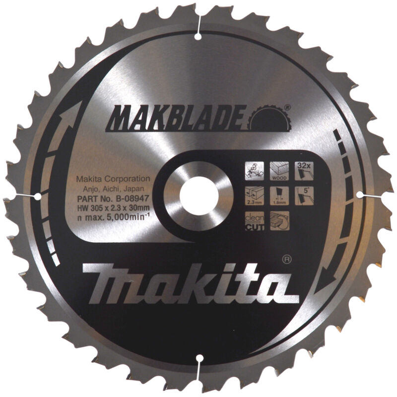 Lama circolare Makita, MAKBLADE 305 x 30 mm, 32 denti