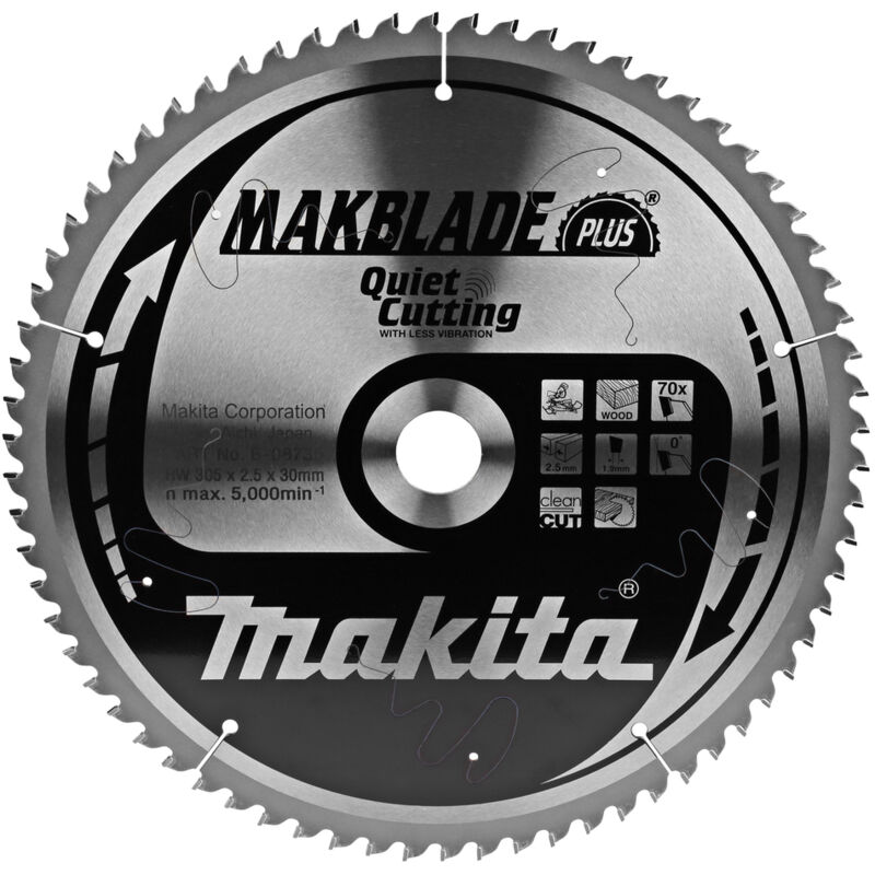 Lama circolare Makita, MAKBLADE PLUS 305 x 30 mm - 70 denti