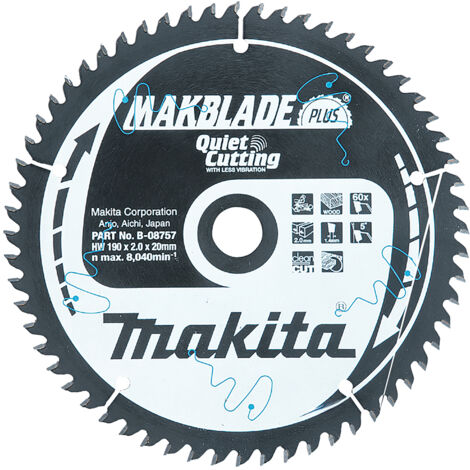 Lama circolare Makita, MAKBLADE PLUS 350 x 30 mm - 56 denti