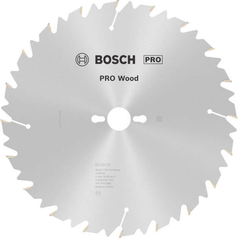 Bosch - 2 608 640 700 - de lama Construct Lama circolare per legno (300 x 30 x 2,8 mm, 20)
