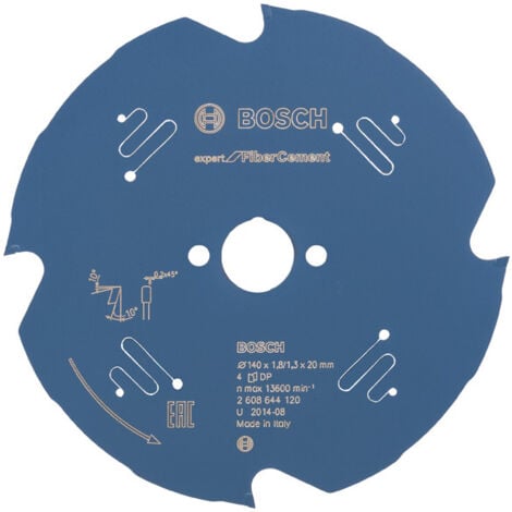 BOSCH Expert per lama circolare per fibrocemento Ø20mm - 140 x 20 x 1,8 mm, 4 - 2 608 644 120