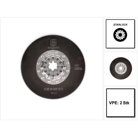 Lama da sega HSS D.85mm Starlock 2 pezzi/confezione