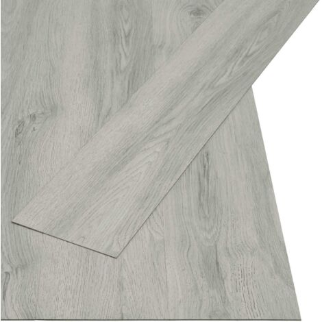 Lama de Suelo Autoadhesiva 32 pcs Gris Claro 4,46 m² PVC