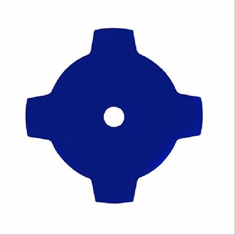 Lama decespugliatore 4 denti in acciaio SKS per taglio erba e arbusti -255 mm