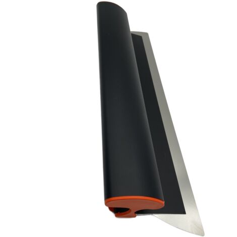 LAMA DI FINITURA ATLAS TOOLS 55 cm 550 mm LAMA PROFESSIONALE ATLAS TOOLS NERO ANODIZZATO STUCCO COSTRUZIONE RIFIUTI
