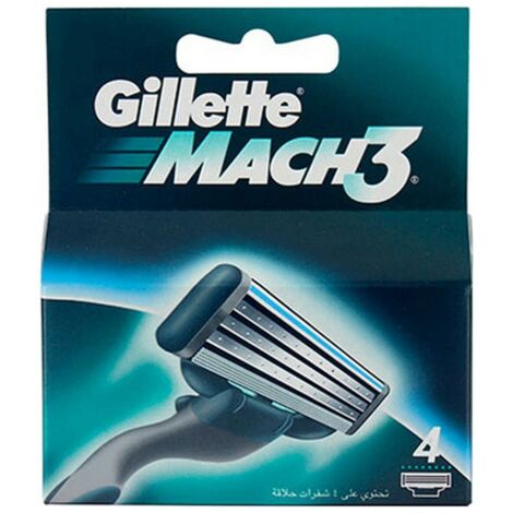 Lama di Ricambio per Rasoio Gillette (4 Unità) (4 uds)