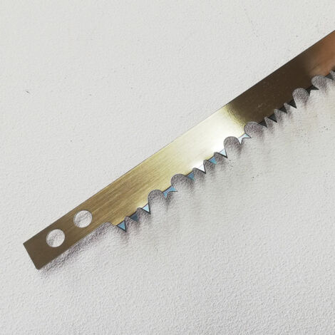 Lama di ricambio per sega legno ad arco - denti a castello, lunghezza  28 - 708mm