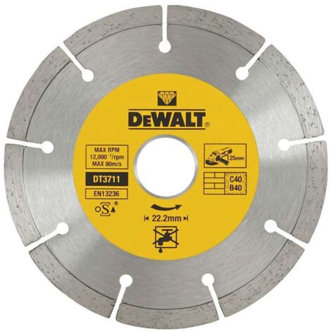 LAMA DIAMANTATA DEWALT 125x1,7x22,2mm SEGMENTATA