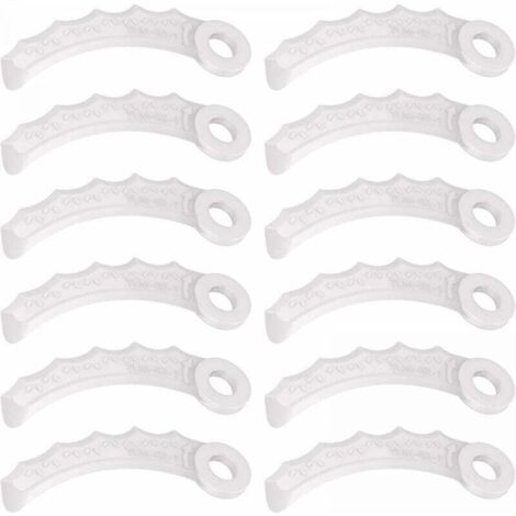 Lama in plastica da 12 pezzi compatibile con Makita 198383-1 e 198426-9, decespugliatore Makita DUR189RF, UR100DZ, DUR191LZX3, DUR181Z, DUR192LZ, DUR368AZ, DUR369AZ, DUR190UZX3