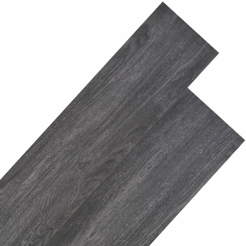 

Lama para suelo de PVC 5,26 m² 2 mm negro y blanco