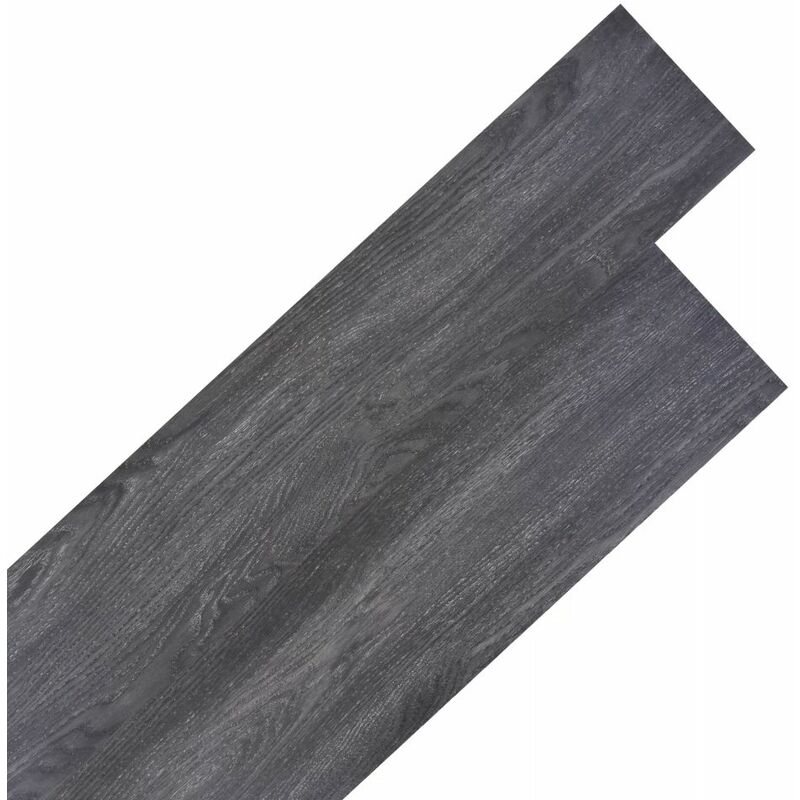 

Lama para suelo de PVC 5,26 m² 2 mm negro y blanco