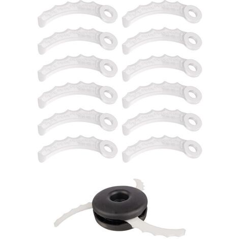 Lama per coltello in plastica da 12 pezzi per MAKITA, per decespugliatore Makita 198426-9 198383-1