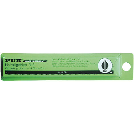 LAMA PER LEGNO ORIGINALE 'PUK' mm 150- 12 pezzi  - PUK