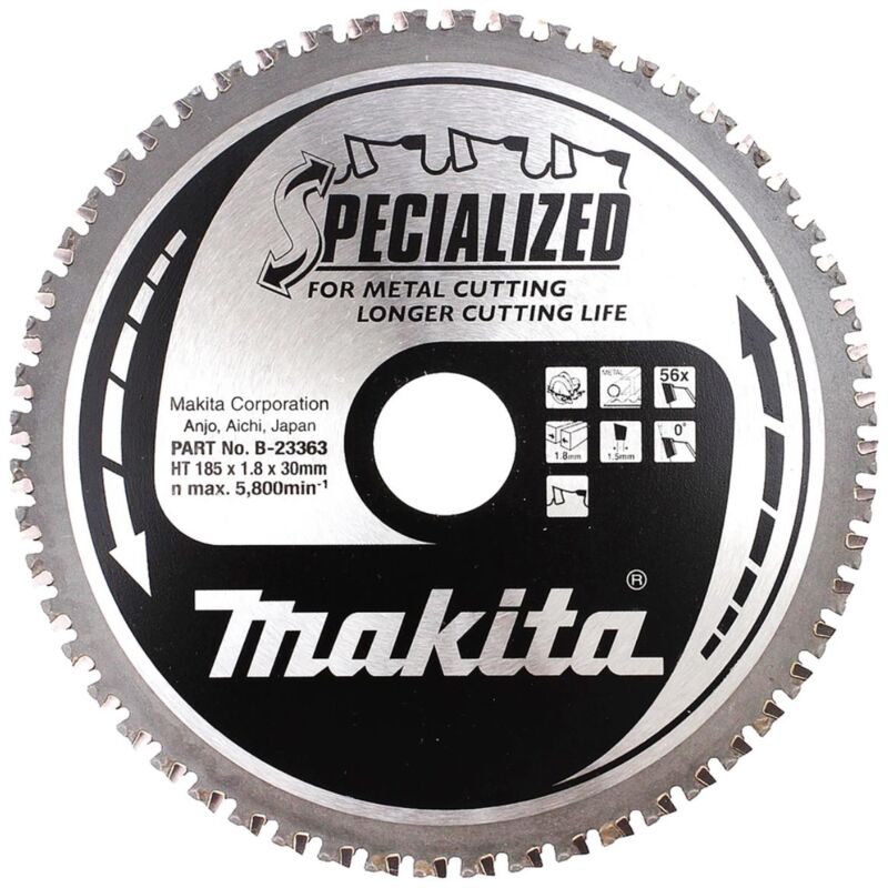 Lama per metallo Makita 185x 30 mm - 56 denti