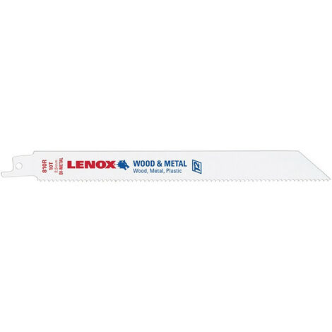 Lama per sega a gattuccio 810R lunghezza 203 mm larghezza 19 mm dentatura TPI 10