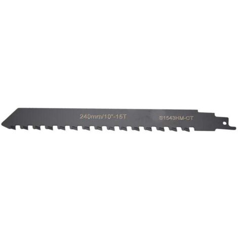 Lama per sega alternativa in carburo di tungsteno per il taglio di calcestruzzo poroso, fibrocemento, mattoni 240 mm/9,45 pollici