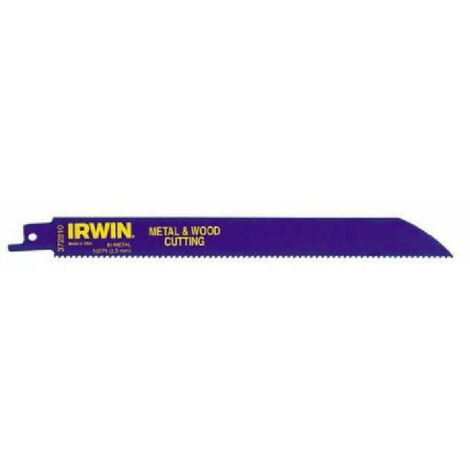LAMA PER SEGA ALTERNATIVA IRWIN 150 mm 10 TPI / METALLO-LEGNO (2 pezzi)