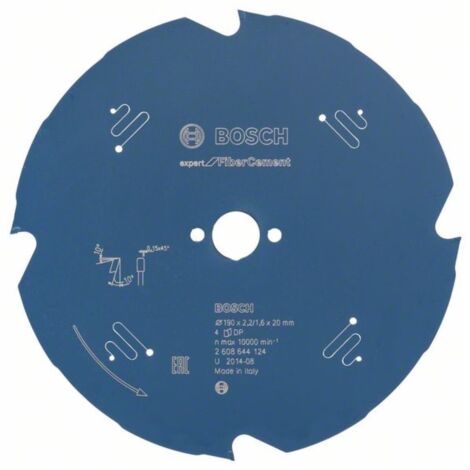 Lama per sega circolare Bosch Expert 190x20x2.2 / 1.6x4T