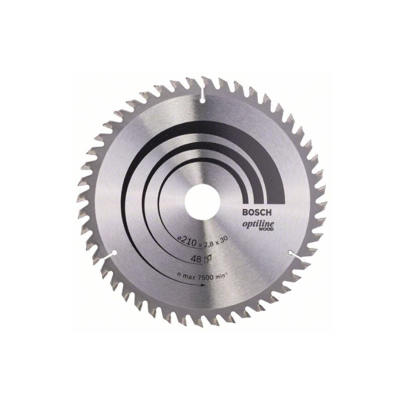 Bosch - Optiline Wood Lama per sega circolare 210x30 mm per legno