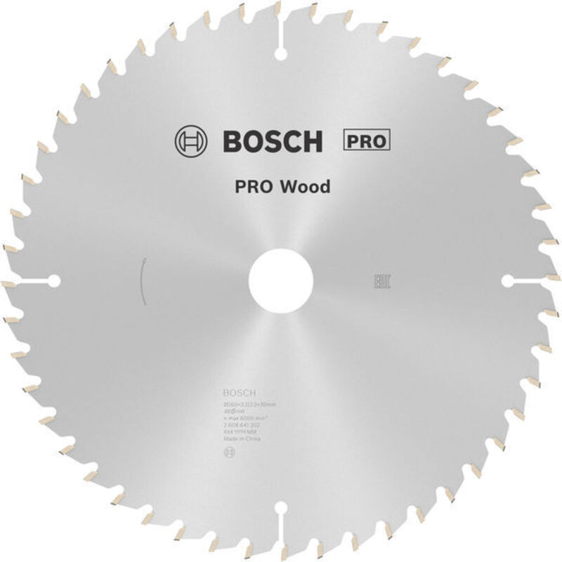 Bosch - Lama per sega circolare Optiline Wood ø 30mm - 260X30X3.2 - 48DN - 2 608 641 202