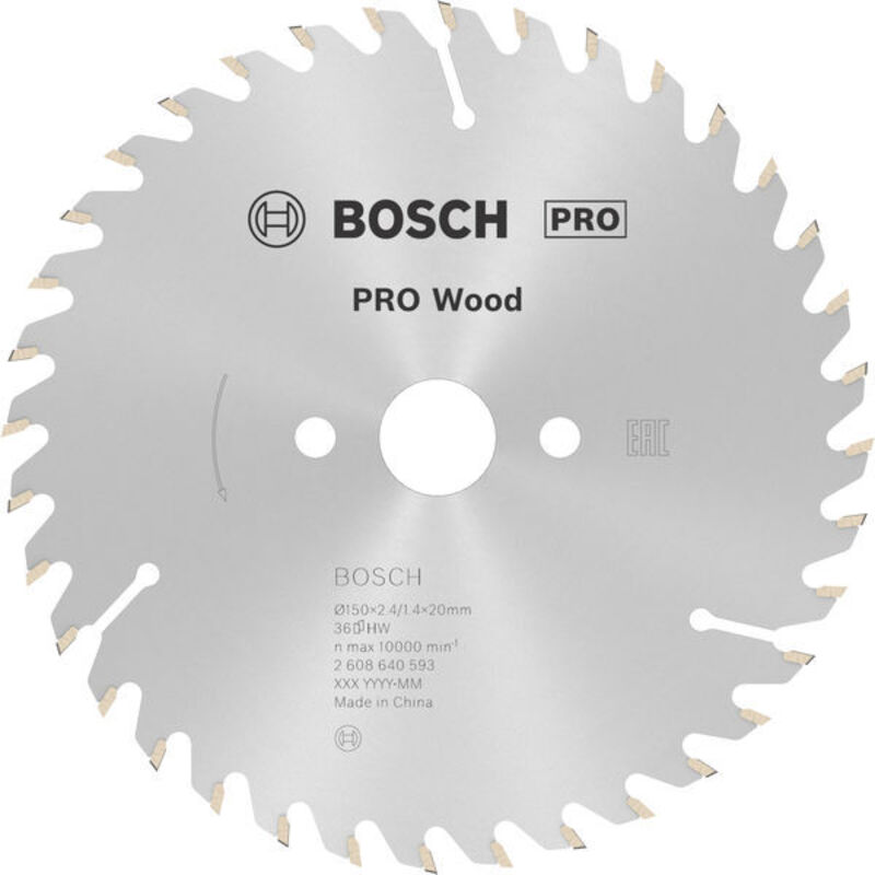 Optiline Wood Lama per sega circolare 150x20 mm per legno - Bosch