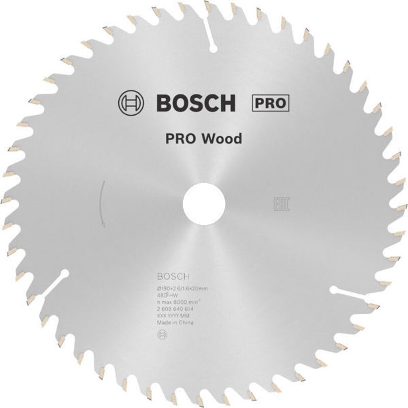 Bosch - Optiline Wood Lama per sega circolare 190x20 mm per legno