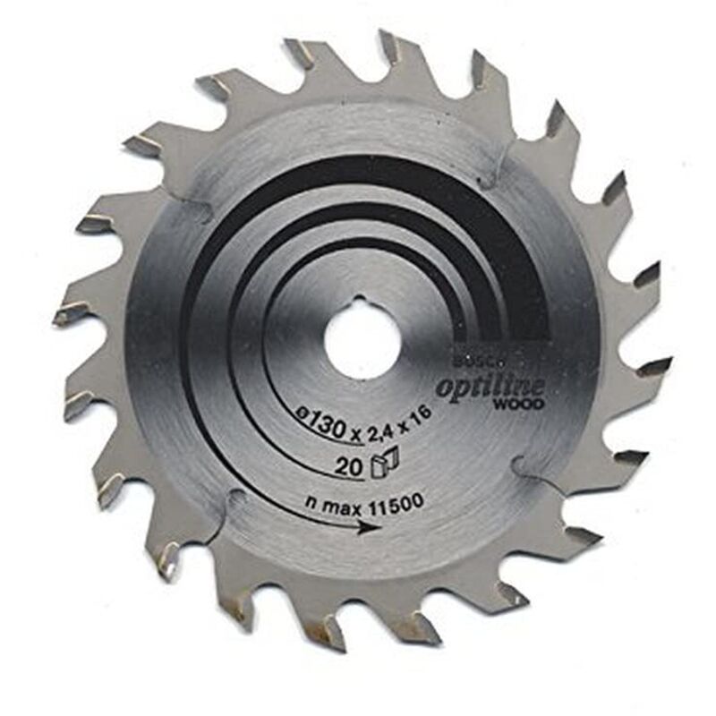 Lame optiline wood per seghe circolari D.130 X2,4X20/16MM - Bosch