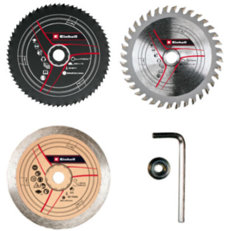 Lama per sega circolare Einhell circular saw blade set 89mm 5 pezzi