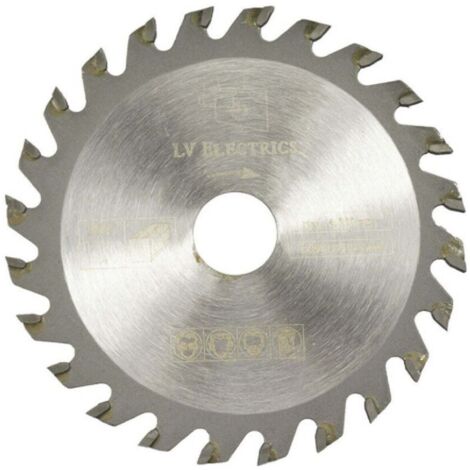 Lama per sega circolare in acciaio al carbonio per il taglio di legno -Ø 125 mm - denti 80