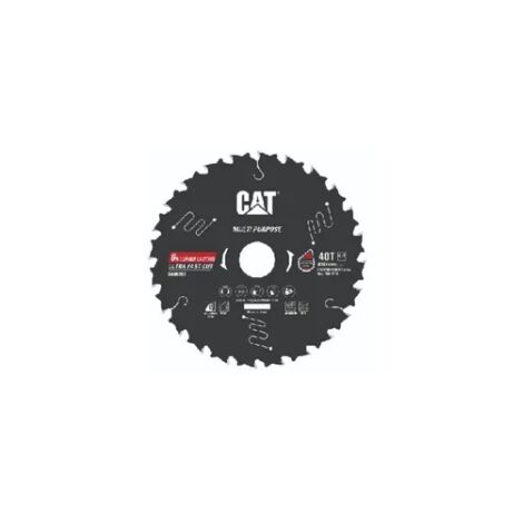 Lama per sega circolare universale tct da 184mm denti 40 Caterpillar da08202