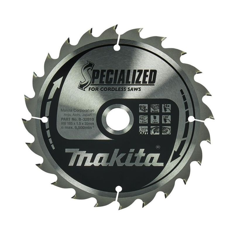 Image of B-32910 specialized Lama per Sega 165x20x24Z - Makita