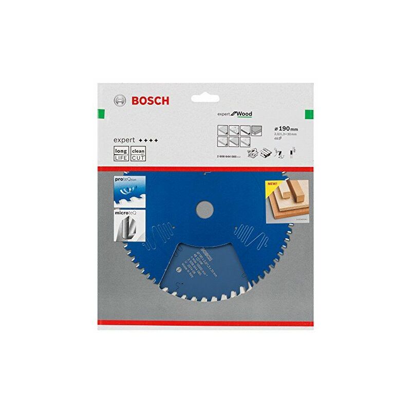 Image of Bosch Lama per sega circolare Expert for Wood 190 x 30 x 2,0 mm, 48