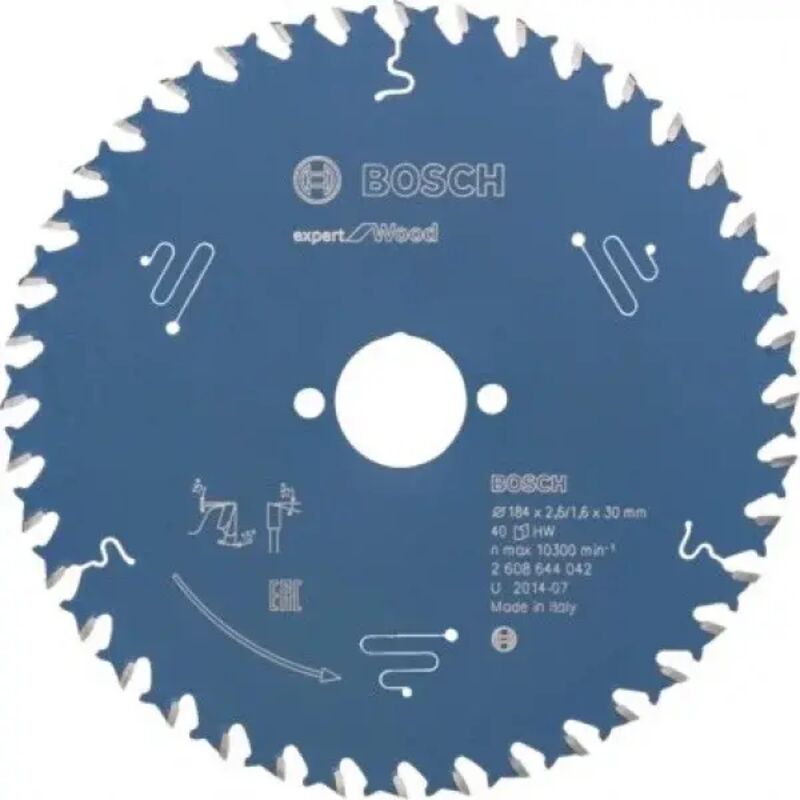 Lama da sega circolare Expert per legno, 184 x 30 x 2,6 mm, 40