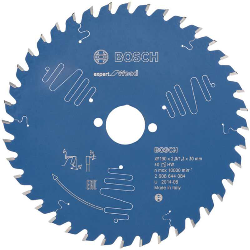 Lama circolare Expert per legno Bosch 190 x 30 x 2,0 mm, 40