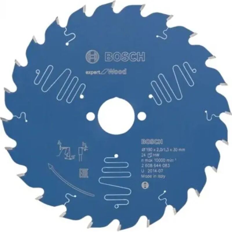 Lama da sega circolare Expert per legno, 190 x 30 x 2,0 mm, 24