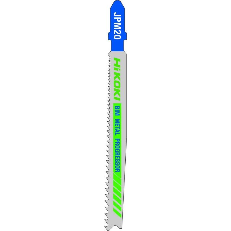 Hikoki 750033 Lama Seghetto Alternativo HSS 100.4mm JM13B/T121AF Lamiera 5 Pezzi