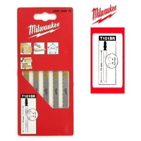 Lama per seghetto alternativo Milwaukee t101br denti invertiti taglio netto