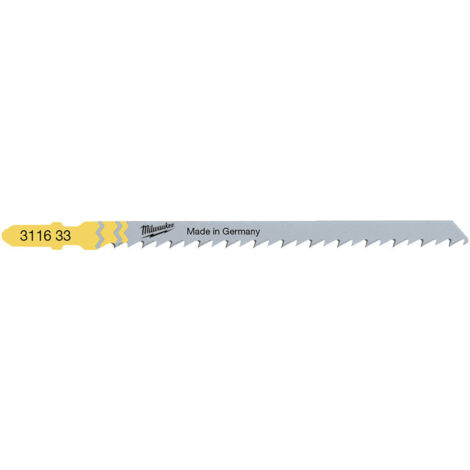 Lama per seghetto alternativo Milwaukee t344d 105 mm geometria aggressiva