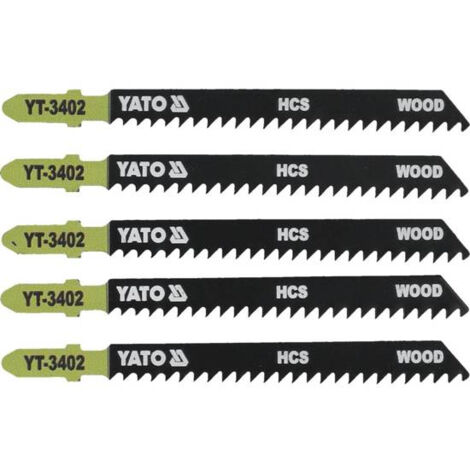 LAMA PER SEGHETTO ALTERNATIVO YATO 5 PEZZI TIPO LEGNO T 3402